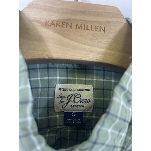 J Crew Mens Secret Wash Shirting Stretch Classic Button Up Shirt Small S - Picture 2 of 6